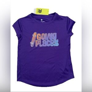 All in motion Dark Purple Graphic Tee Girls Kids Athletic 
T-shirt choose size